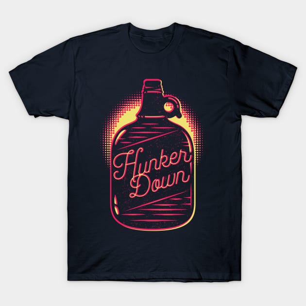 Hunker Down T-Shirt by visualcraftsman